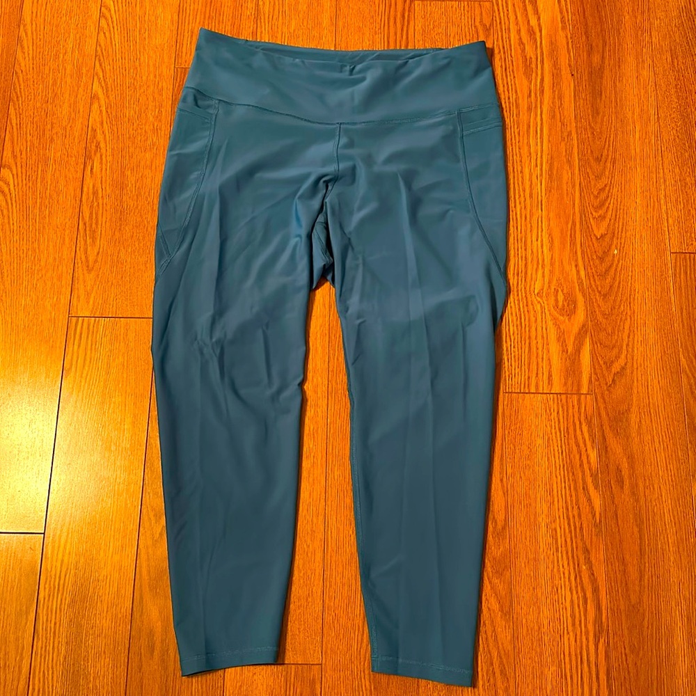 Old Navy Active Elevate Legging Go-Dry XXL Full Length blue leggings